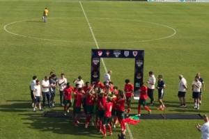 乔治娜晒迷你罗在U16国家队夺冠庆祝视频：妈妈为你骄傲